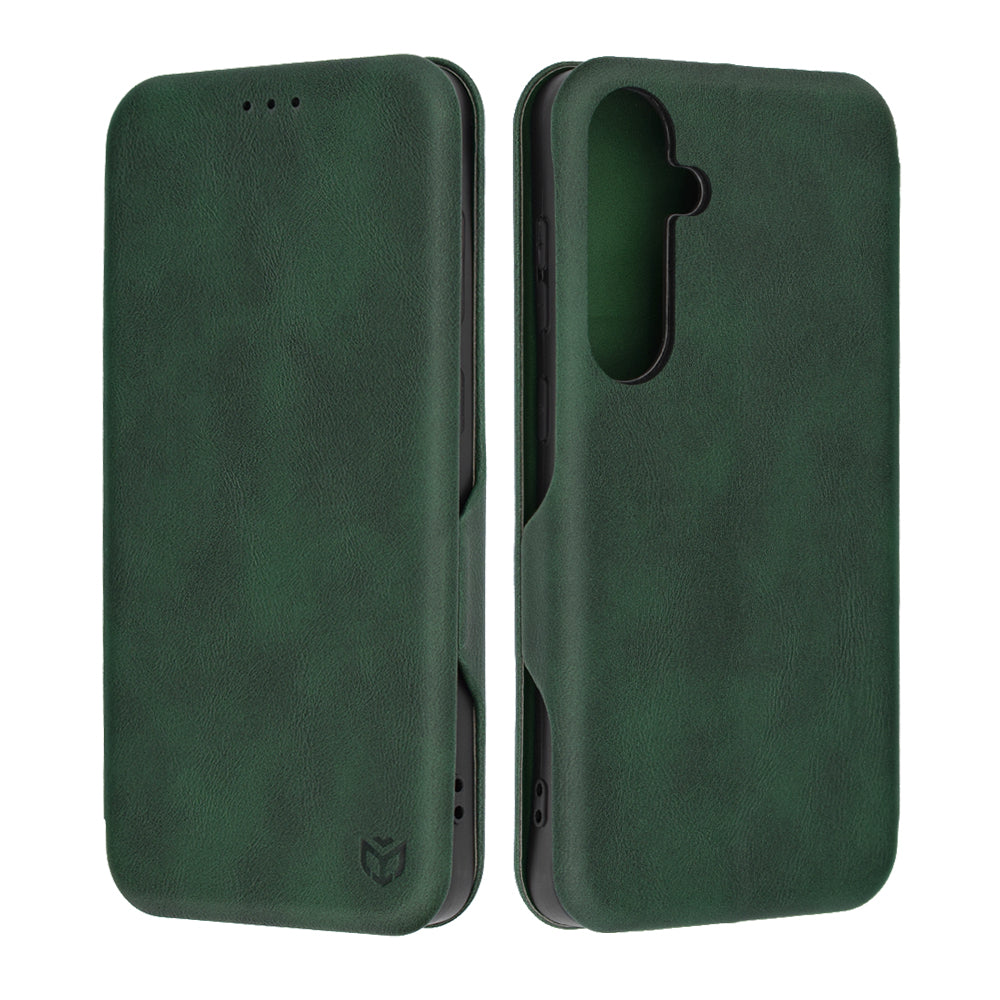 Калъф за Samsung Galaxy S24+ S926, Techsuit, Safe Wallet Plus, Зелен