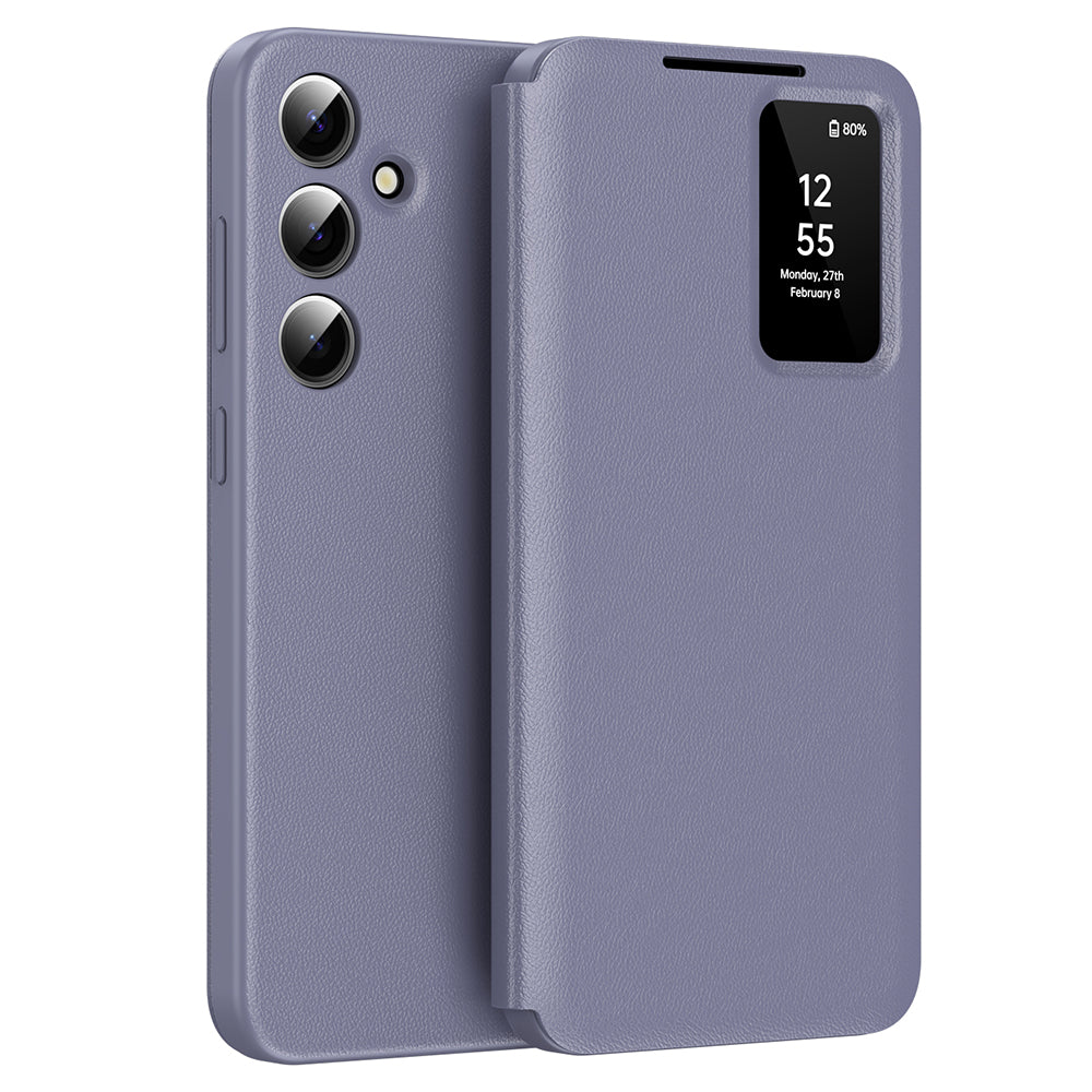 Калъф за Samsung Galaxy S24+ S926, Techsuit, SmartView, Лилав
