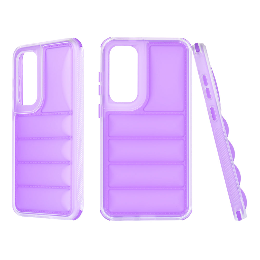 Калъф за Samsung Galaxy S24+ S926, Techsuit, Wave Shield, Лилав