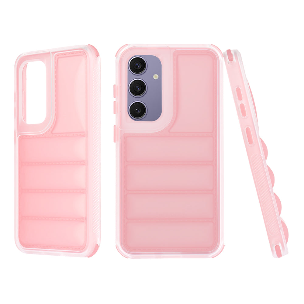 Калъф за Samsung Galaxy S24+ S926, Techsuit, Wave Shield, Розов