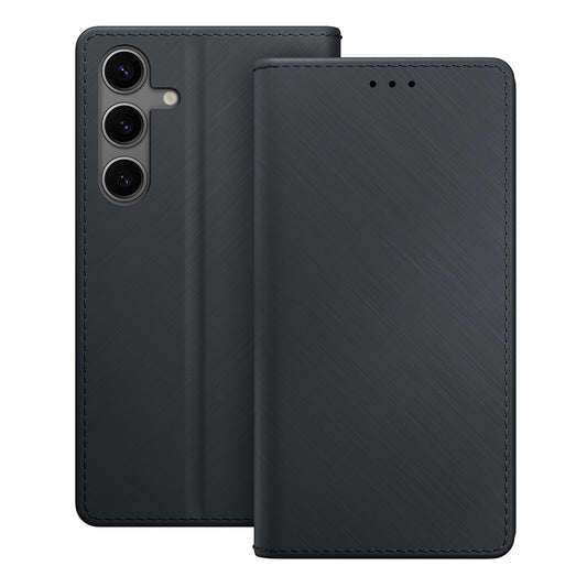 Калъф за Samsung Galaxy S24 S921, 3MK, Wallet, Черен