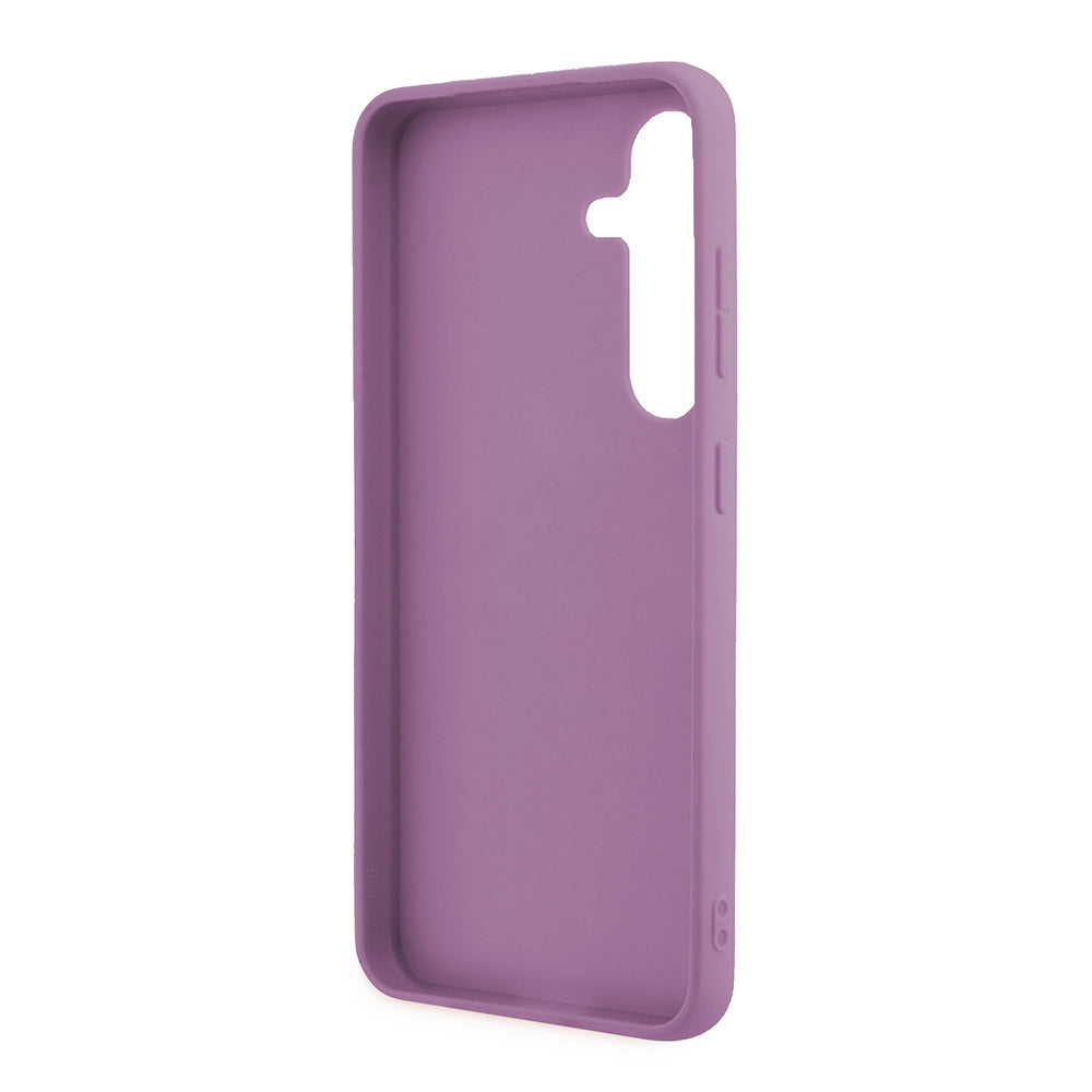 Case for Samsung Galaxy S24 S921, Guess, Glitter Script, Purple