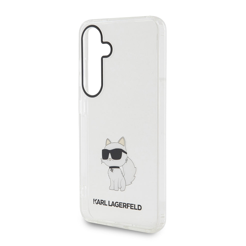 Калъф за Samsung Galaxy S24 S921, Karl Lagerfeld, IML Luxury Choupette, Прозрачен