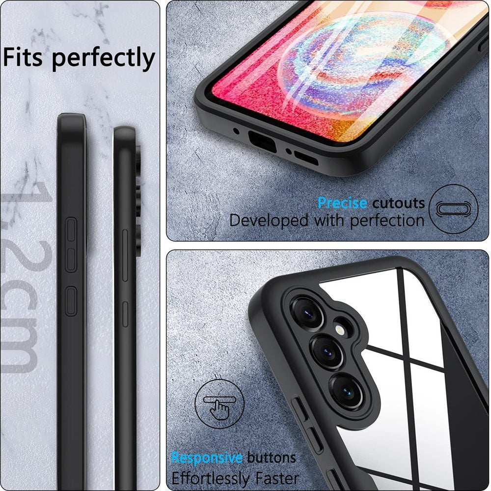 Калъф за Samsung Galaxy S24 S921, Techsuit, ColorVerse 360, Черен