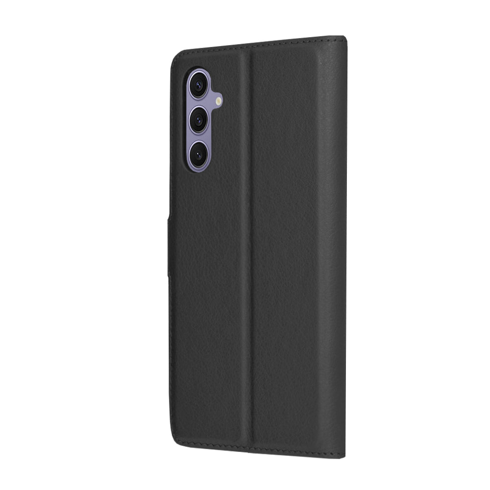 Калъф за Samsung Galaxy S24 S921, Techsuit, Leather Folio, Черен