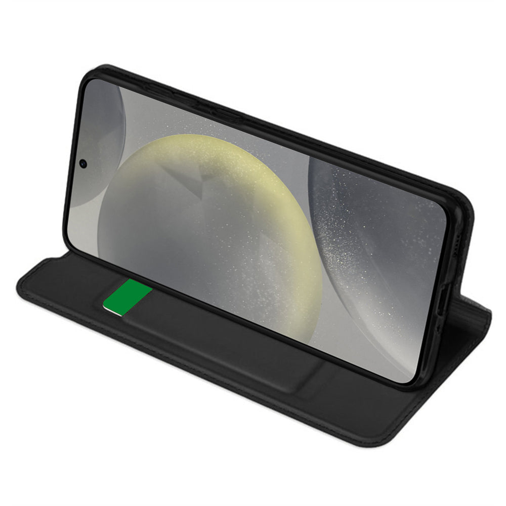 Калъф за Samsung Galaxy S24 S921, Techsuit, Magskin Book, Черен