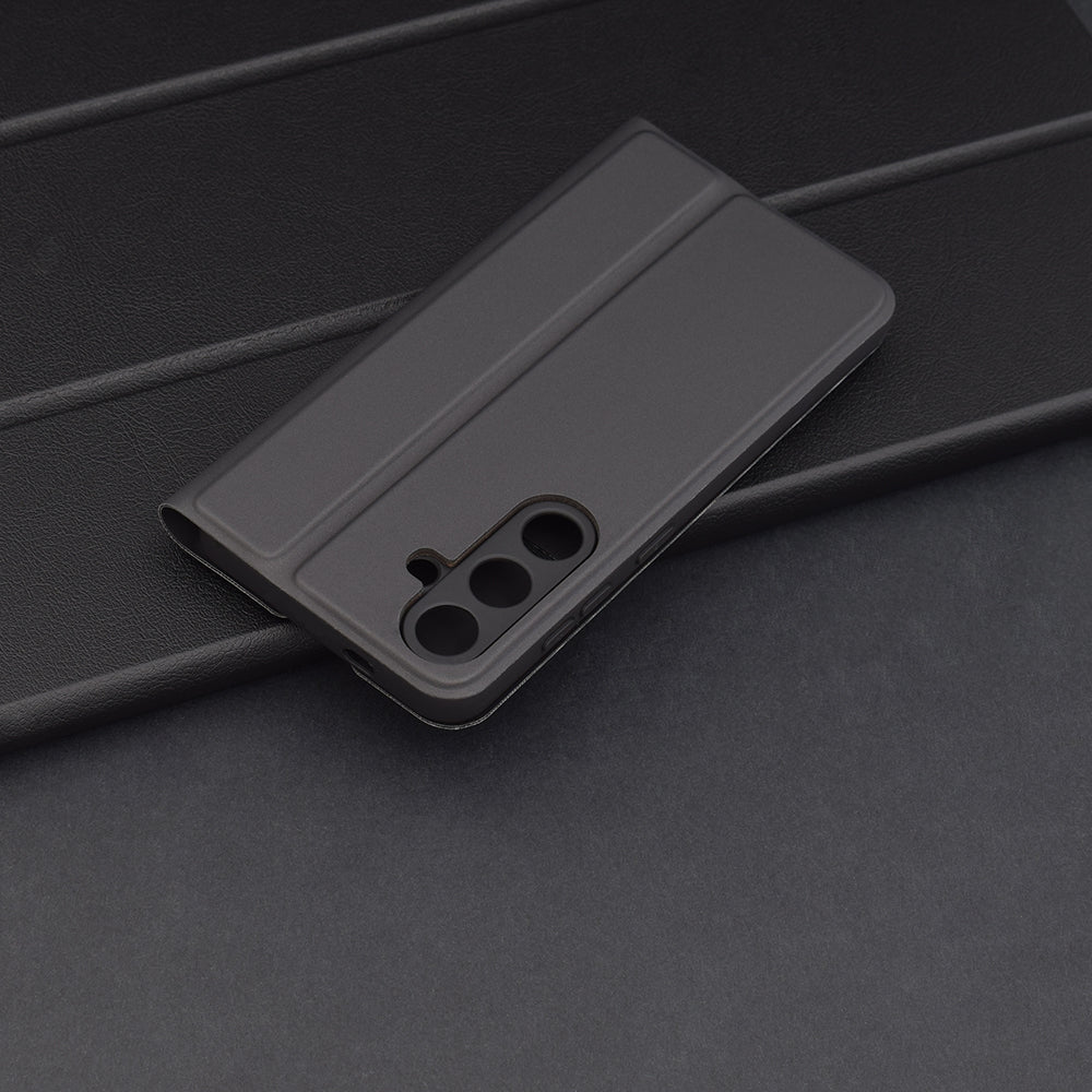 Калъф за Samsung Galaxy S24 S921, Techsuit, Magskin Book, Черен