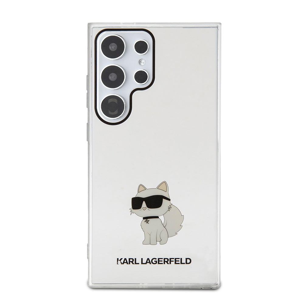 Калъф за Samsung Galaxy S24 Ultra S928, Karl Lagerfeld, IML Luxury Choupette, Прозрачен