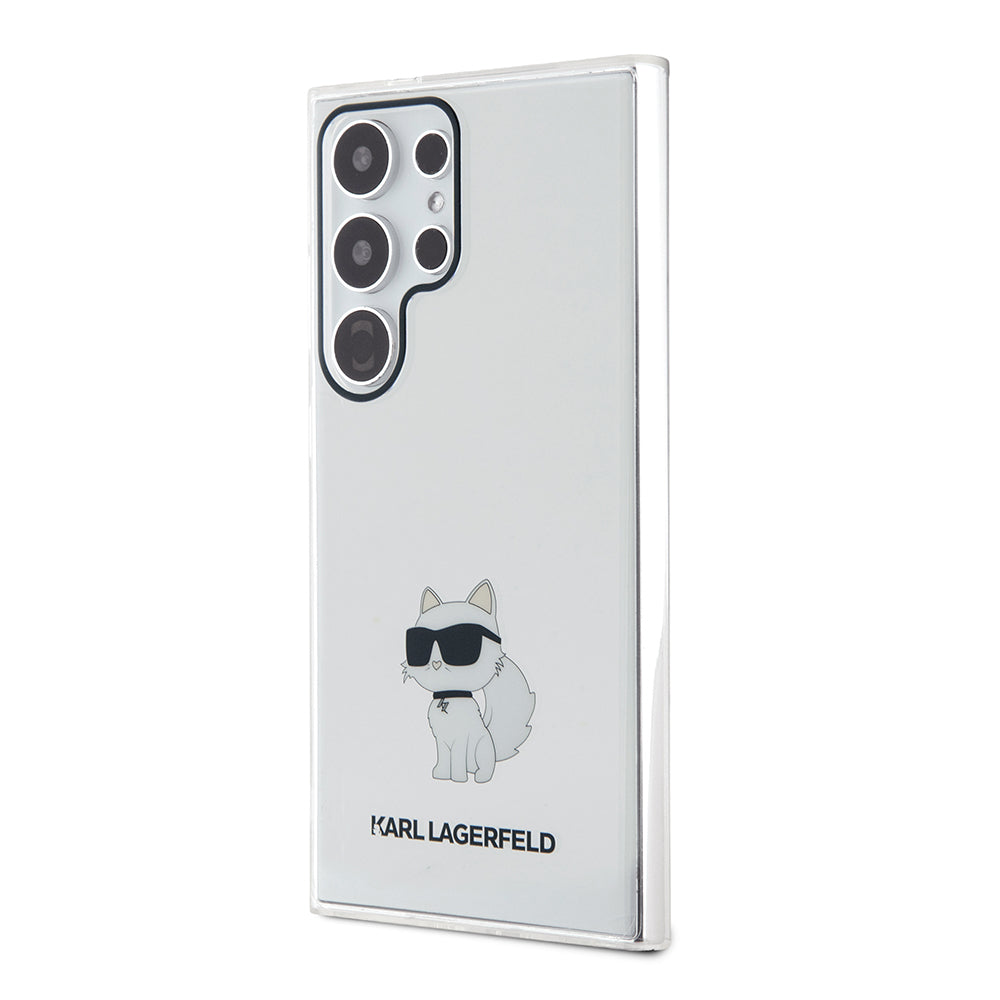 Калъф за Samsung Galaxy S24 Ultra S928, Karl Lagerfeld, IML Luxury Choupette, Прозрачен
