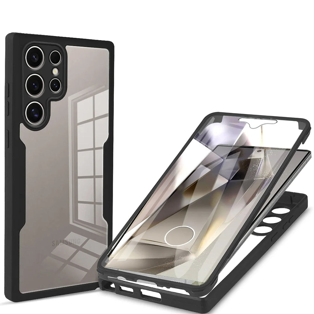Калъф за Samsung Galaxy S24 Ultra S928, Techsuit, ColorVerse 360, Черен