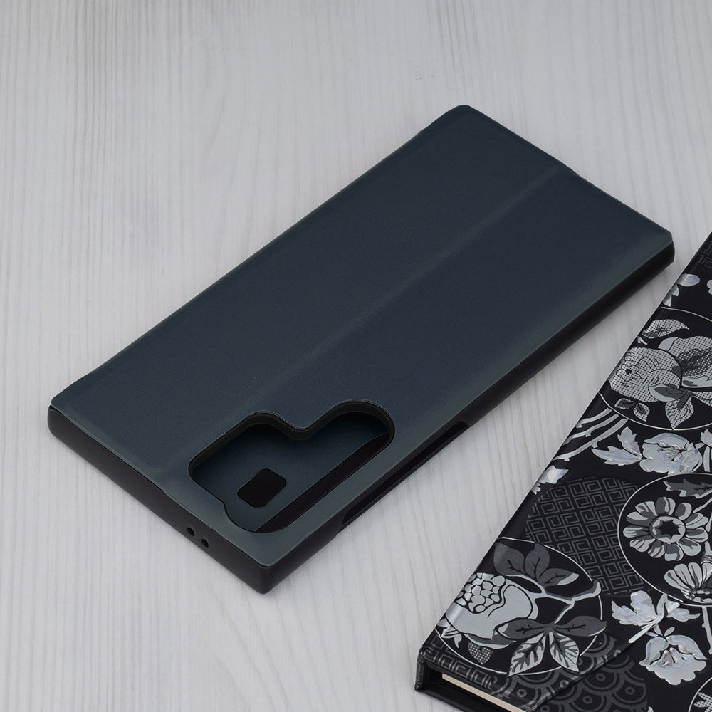 Калъф за Samsung Galaxy S24 Ultra S928, Techsuit, eFold, Тъмносин