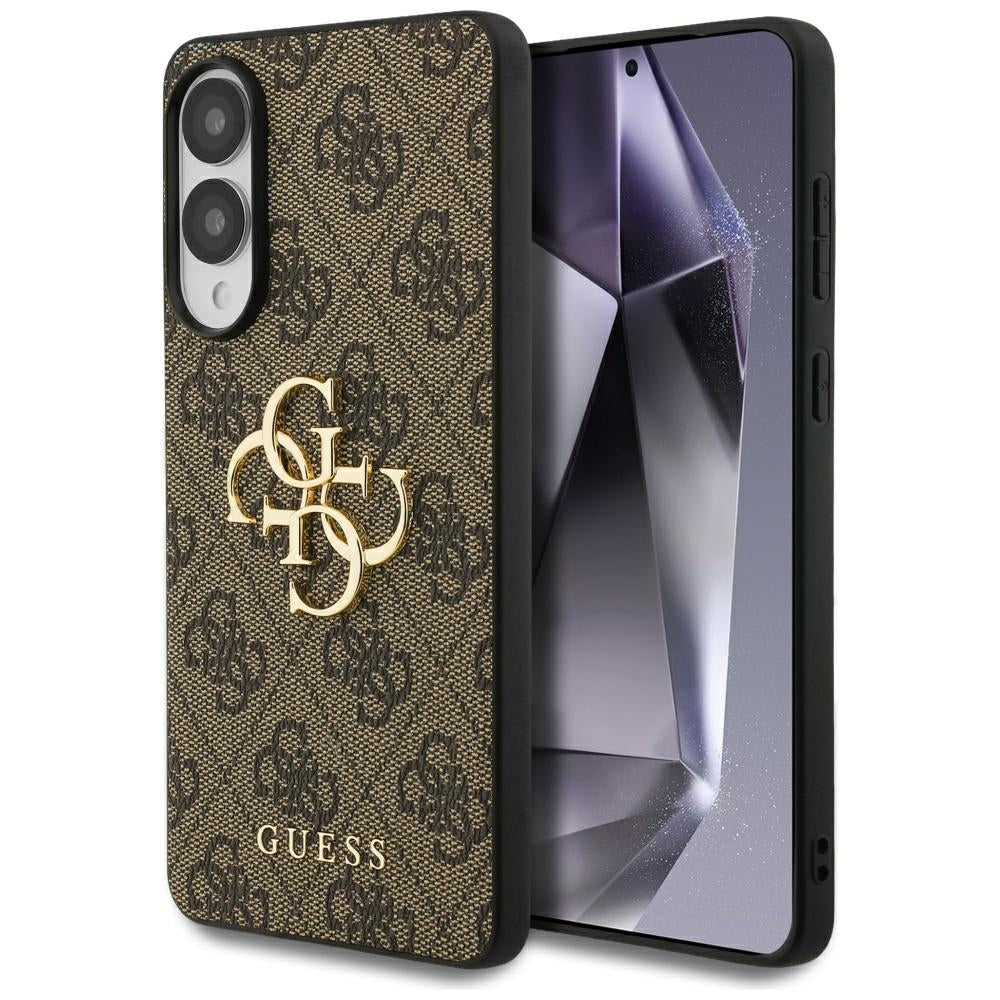 Калъф за Samsung Galaxy S25 Edge S937, Guess, Big 4G Logo Classic, Кафяв