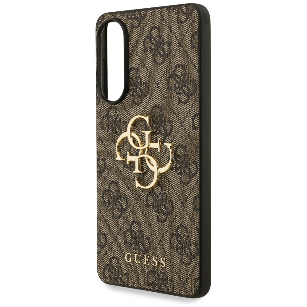 Калъф за Samsung Galaxy S25 Edge S937, Guess, Big 4G Logo Classic, Кафяв