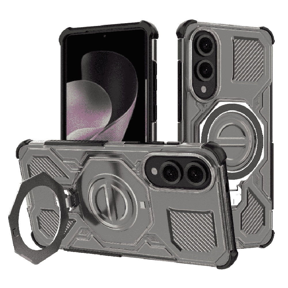 Калъф за Samsung Galaxy S25 Edge S937, Techsuit, Carbon Shield Pro, Опушен