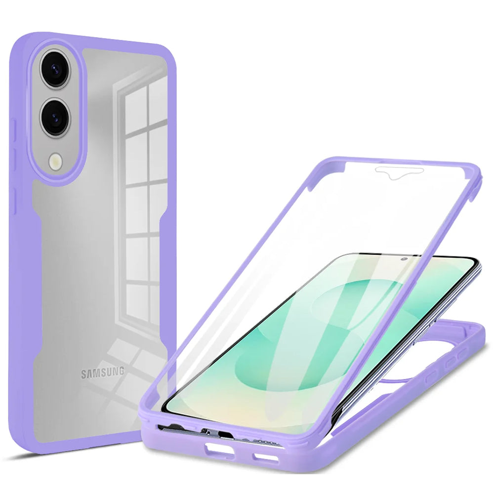 Калъф за Samsung Galaxy S25 Edge S937, Techsuit, ColorVerse 360, Лилав