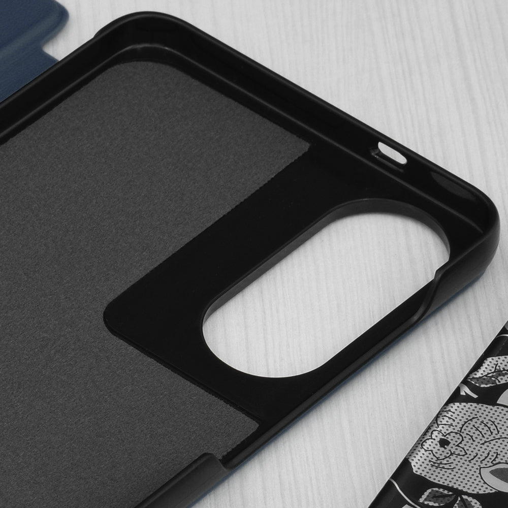 Калъф за Samsung Galaxy S25 Edge S937, Techsuit, eFold, Тъмносин