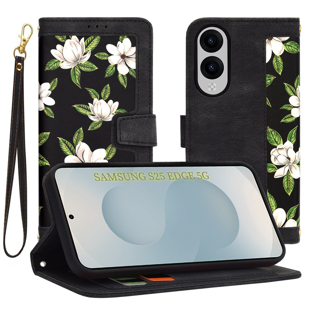 Калъф за Samsung Galaxy S25 Edge S937, Techsuit, FlipCraft, Черен