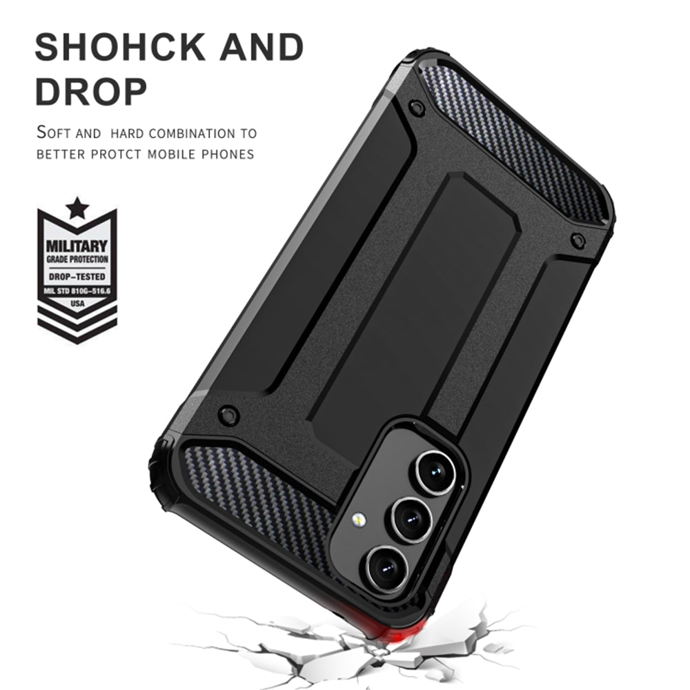 Калъф за Samsung Galaxy S25 Edge S937, Techsuit, Hybrid Armor, Черен