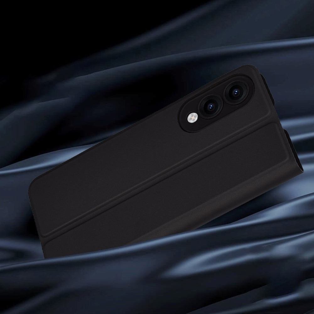 Калъф за Samsung Galaxy S25 Edge S937, Techsuit, Magskin Book, Черен