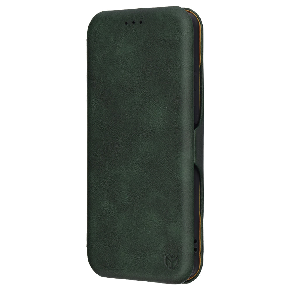 Калъф за Samsung Galaxy S25 Edge S937, Techsuit, Safe Wallet Plus, Зелен