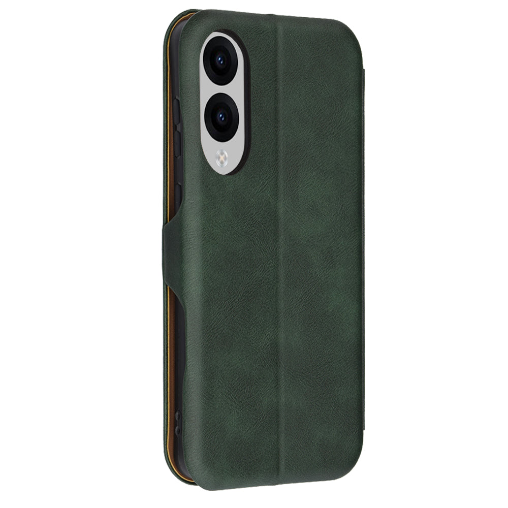 Калъф за Samsung Galaxy S25 Edge S937, Techsuit, Safe Wallet Plus, Зелен