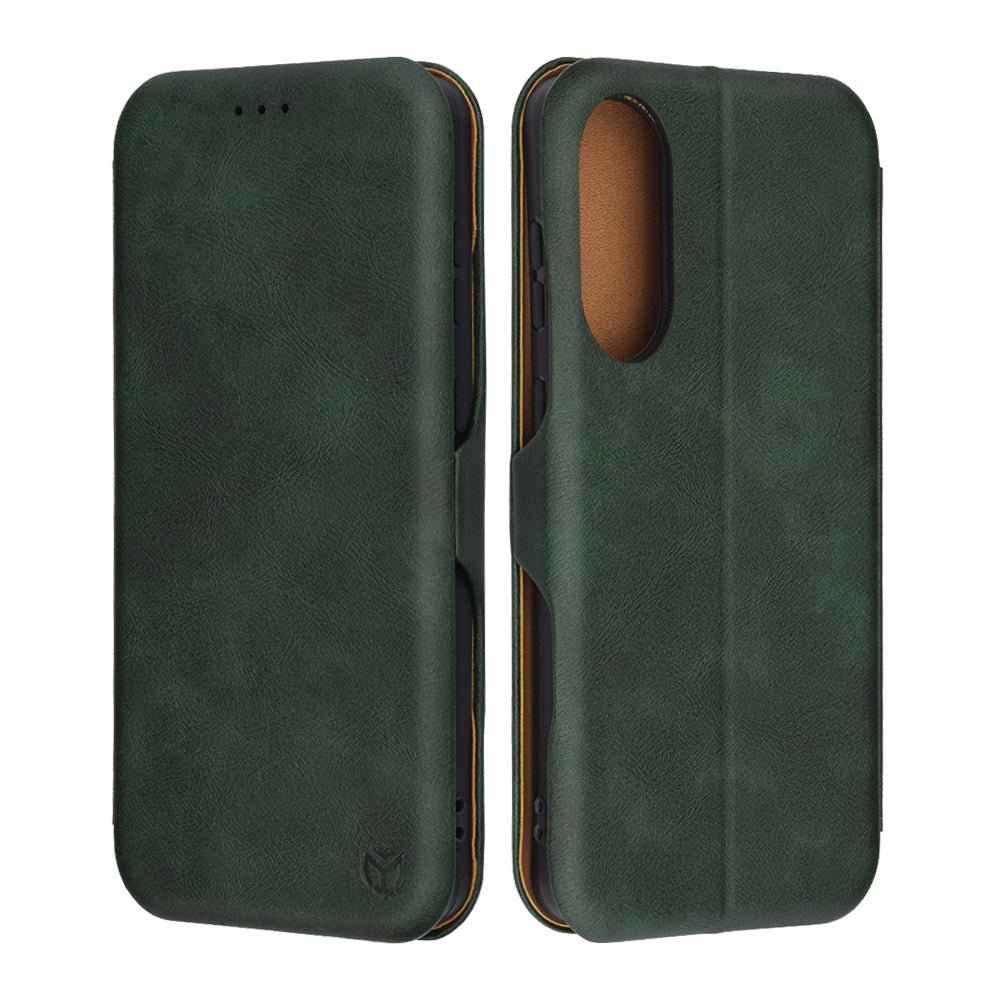 Калъф за Samsung Galaxy S25 Edge S937, Techsuit, Safe Wallet Plus, Зелен
