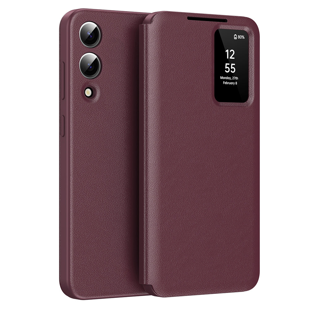 Калъф за Samsung Galaxy S25 Edge S937, Techsuit, SmartView, Червен