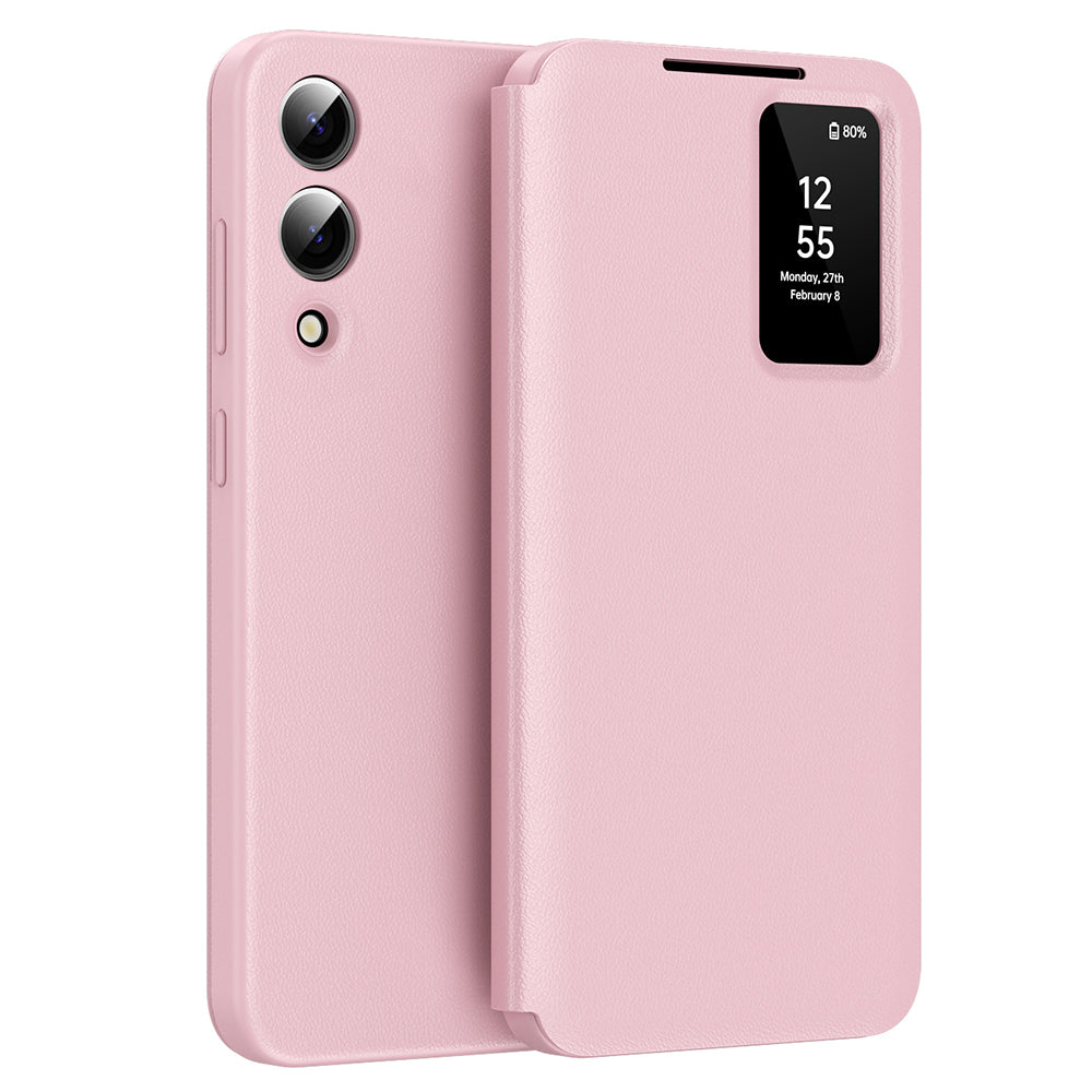 Калъф за Samsung Galaxy S25 Edge S937, Techsuit, SmartView, Розов