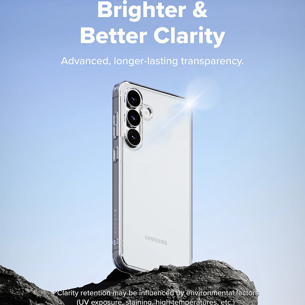 Калъф за Samsung Galaxy S25 FE, Ringke, Fusion, Прозрачен