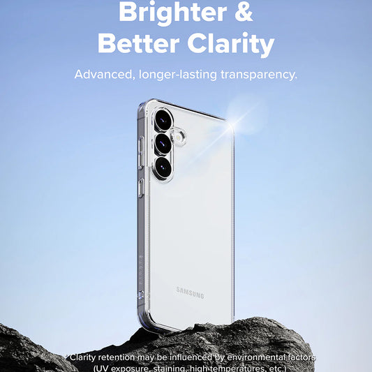 Калъф за Samsung Galaxy S25 FE, Ringke, Fusion, Прозрачен