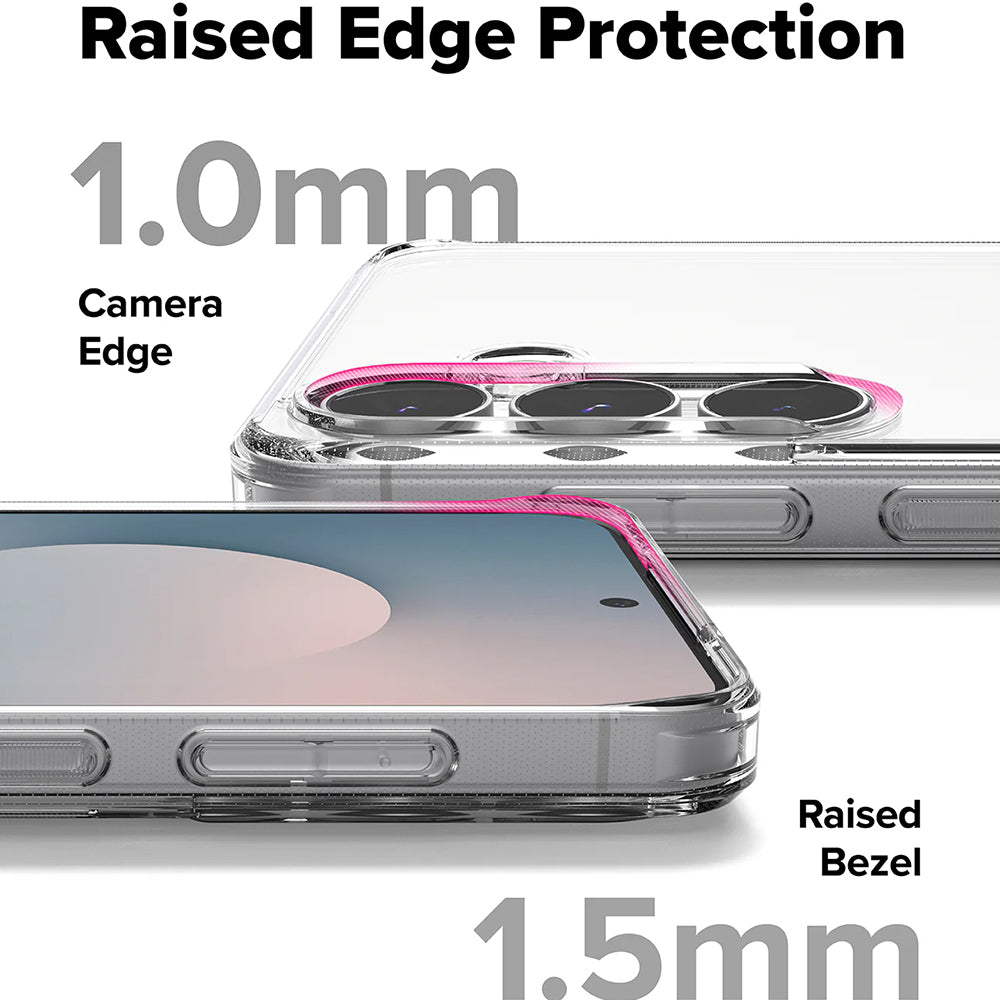 Калъф за Samsung Galaxy S25 FE, Ringke, Fusion, Прозрачен