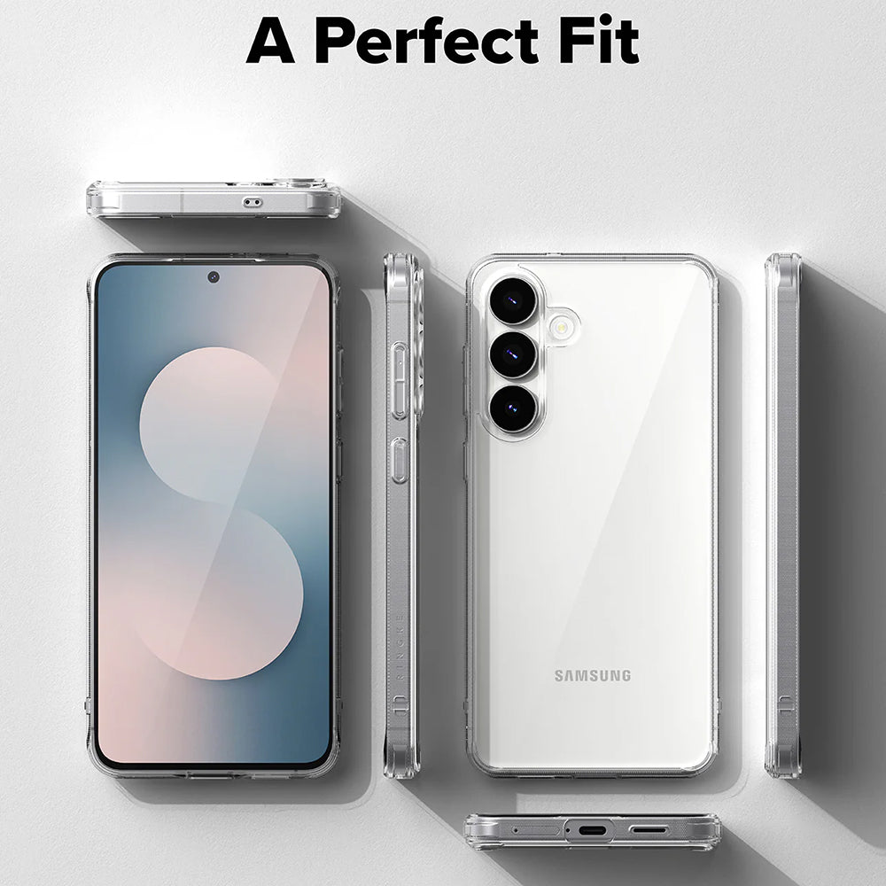 Калъф за Samsung Galaxy S25 FE, Ringke, Fusion, Прозрачен