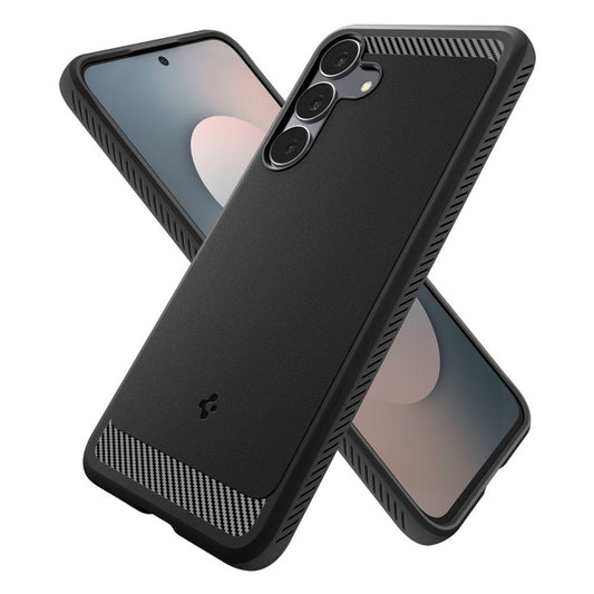 Калъф за Samsung Galaxy S25 FE, Spigen, Rugged Armor, Матово черен ACS10025