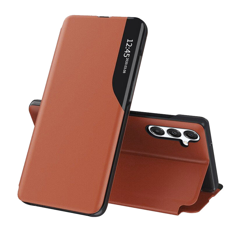 Калъф за Samsung Galaxy S25 FE, Techsuit, eFold, Оранжев