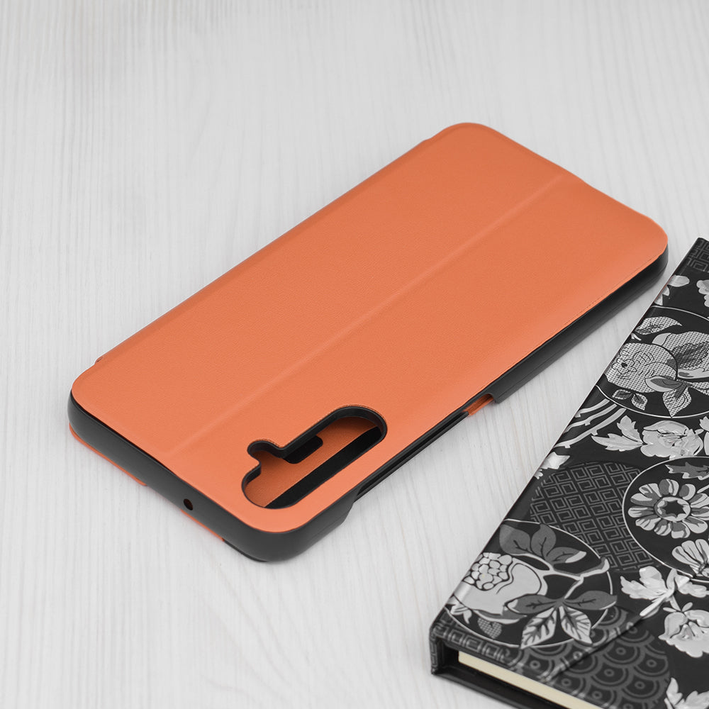 Калъф за Samsung Galaxy S25 FE, Techsuit, eFold, Оранжев