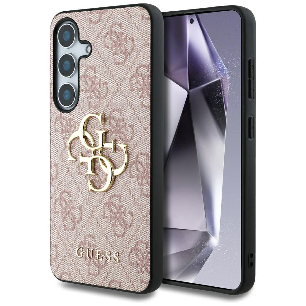 Калъф за Samsung Galaxy S25+ S936, Guess, 4G Big Logo, Розов