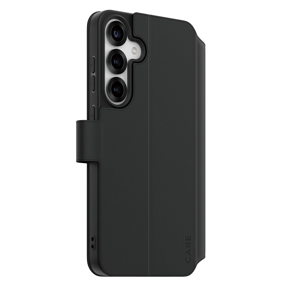 Калъф за Samsung Galaxy S25+ S936, PanzerGlass, Care Feature Kickstand Wallet, Черен