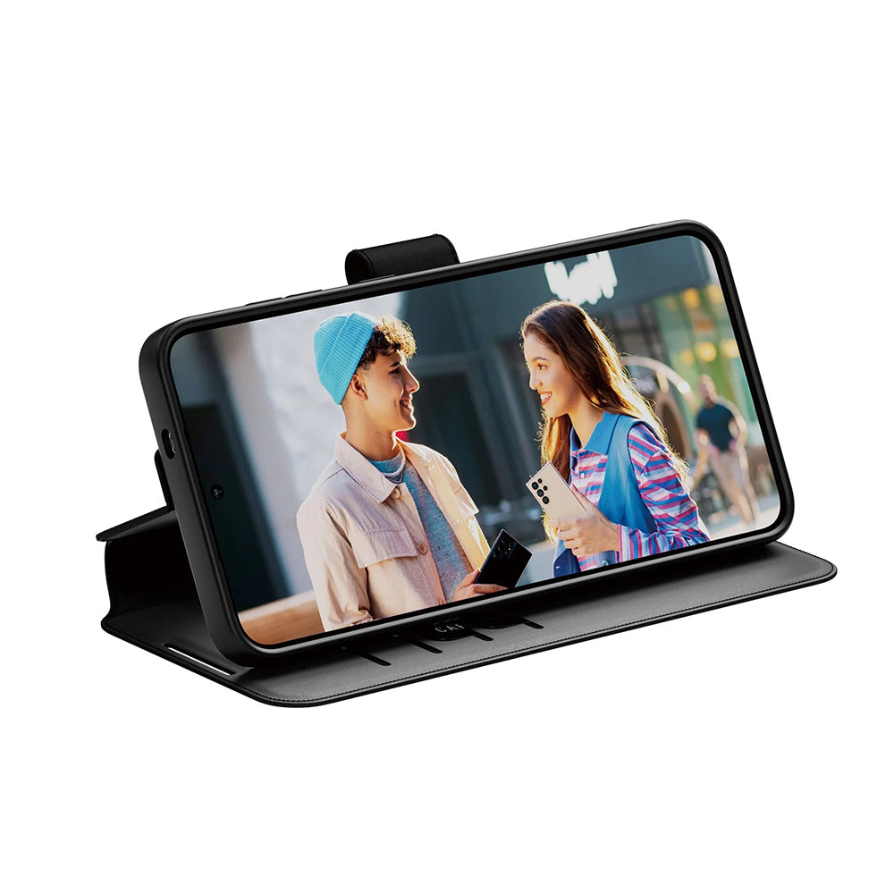 Калъф за Samsung Galaxy S25+ S936, PanzerGlass, Care Feature Kickstand Wallet, Черен