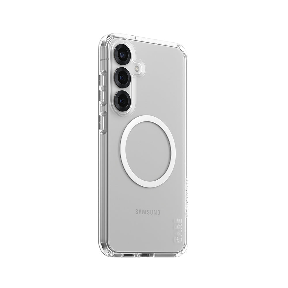 Калъф за Samsung Galaxy S25+ S936, PanzerGlass, Care Urban Combat, Прозрачен Бял