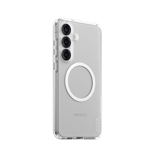 Калъф за Samsung Galaxy S25+ S936, PanzerGlass, Care Urban Combat, Прозрачен Бял