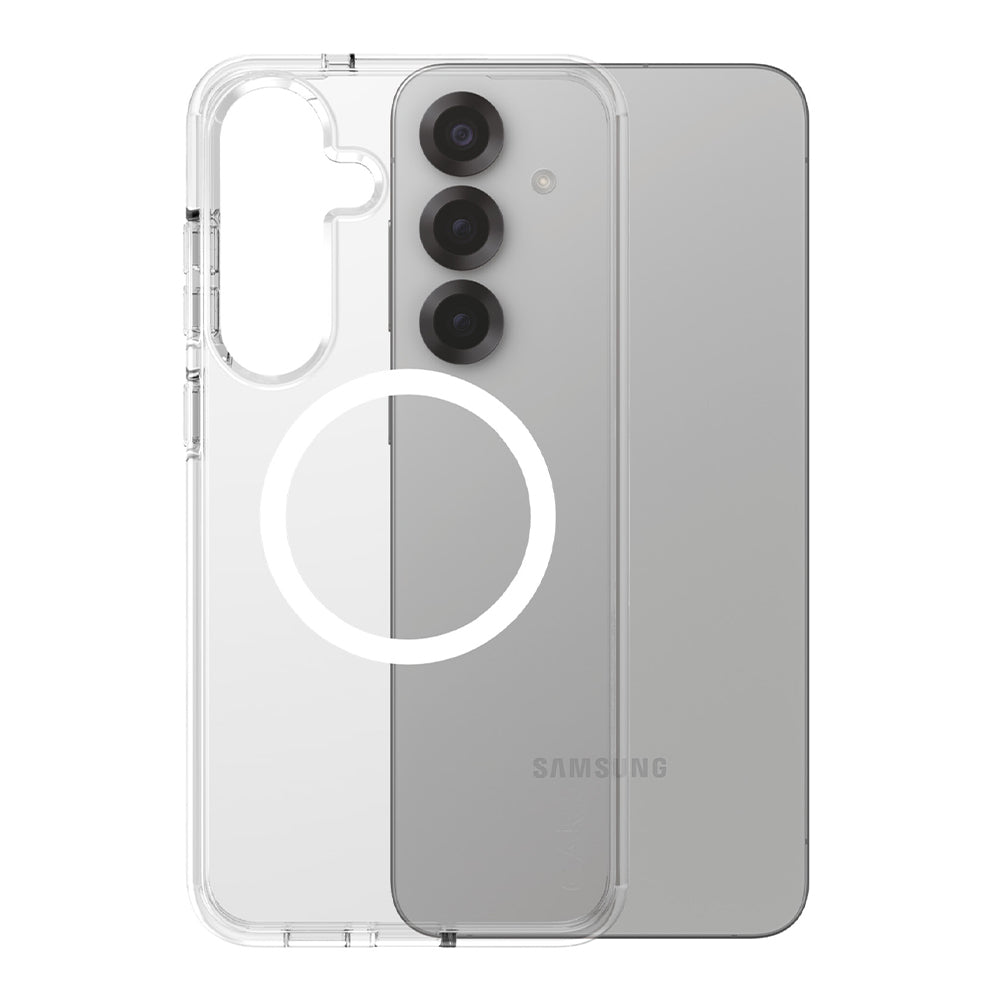 Калъф за Samsung Galaxy S25+ S936, PanzerGlass, Care Urban Combat, Прозрачен Бял