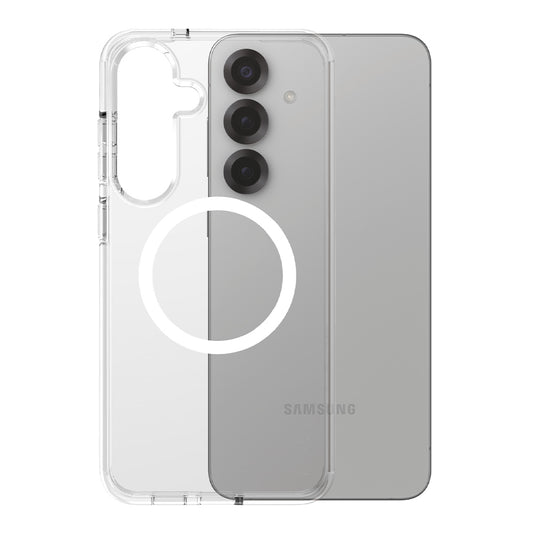Калъф за Samsung Galaxy S25+ S936, PanzerGlass, Care Urban Combat, Прозрачен Бял