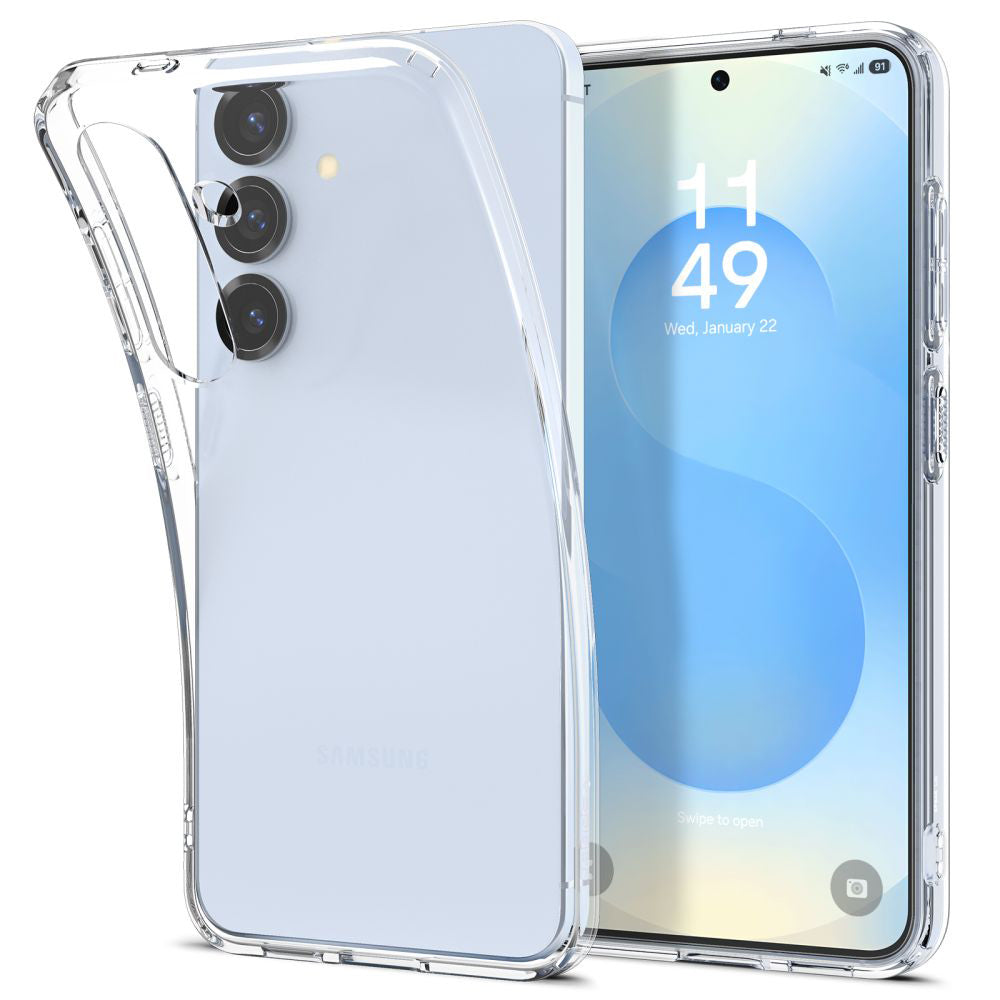 Калъф за Samsung Galaxy S25+ S936, Spigen, Liquid Crystal, Прозрачен