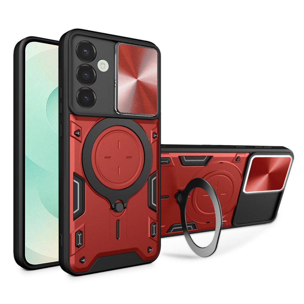 Калъф за Samsung Galaxy S25+ S936, Techsuit, CamGuard Pro, Червен