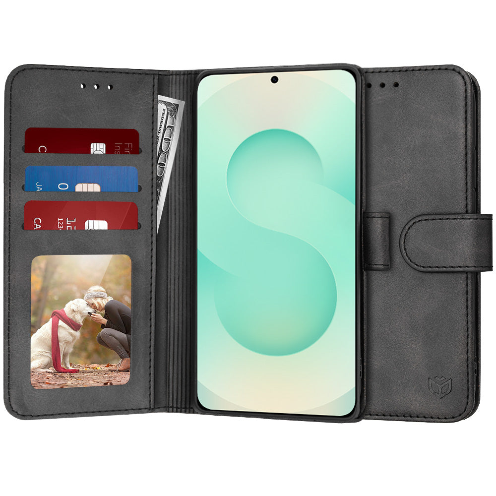 Калъф за Samsung Galaxy S25+ S936, Techsuit, Diary Book, Черен