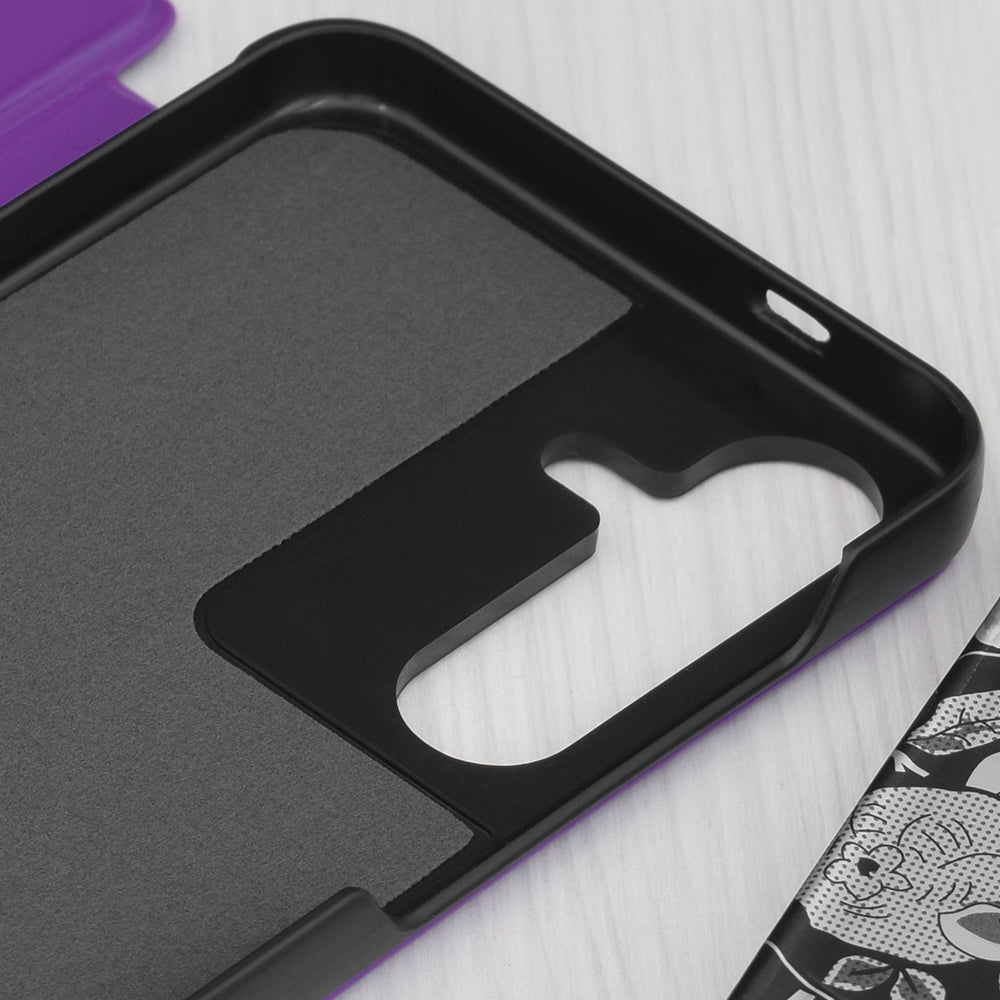 Калъф за Samsung Galaxy S25+ S936, Techsuit, eFold, Лилав