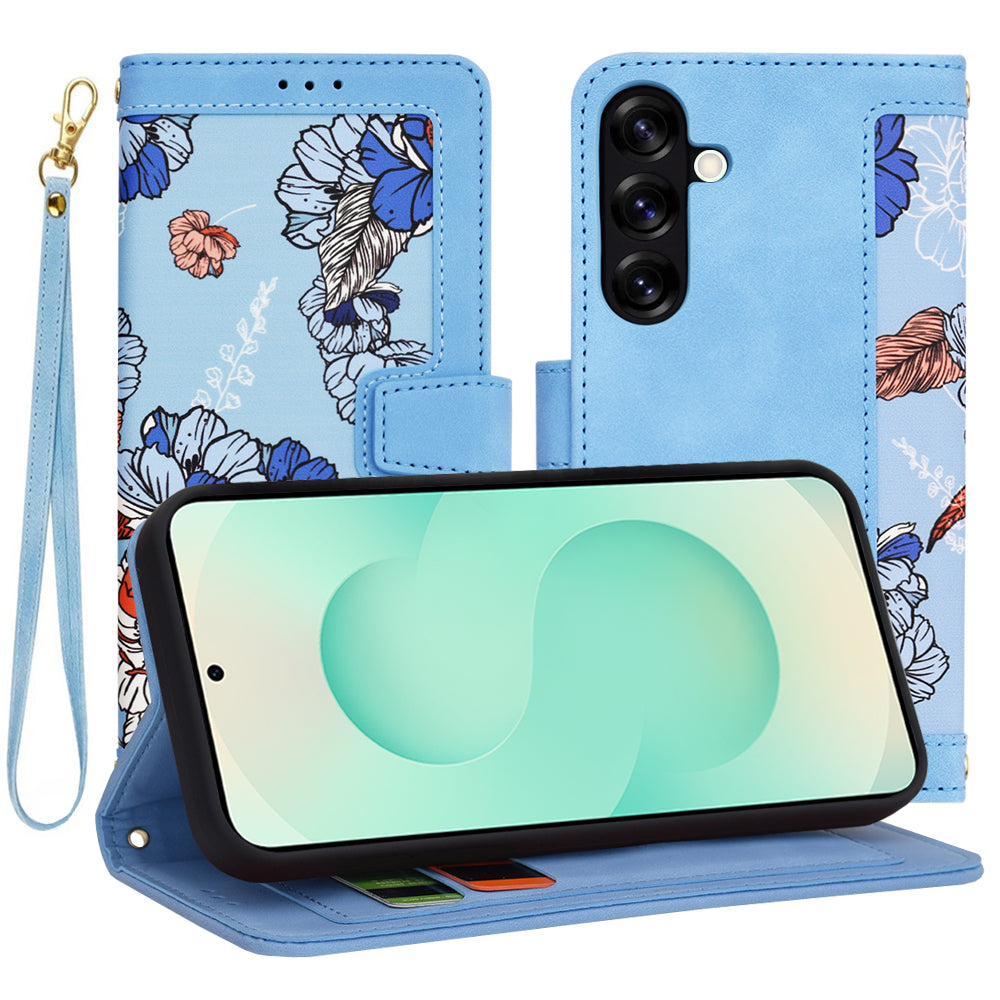 Калъф за Samsung Galaxy S25+ S936, Techsuit, FlipCraft, Син