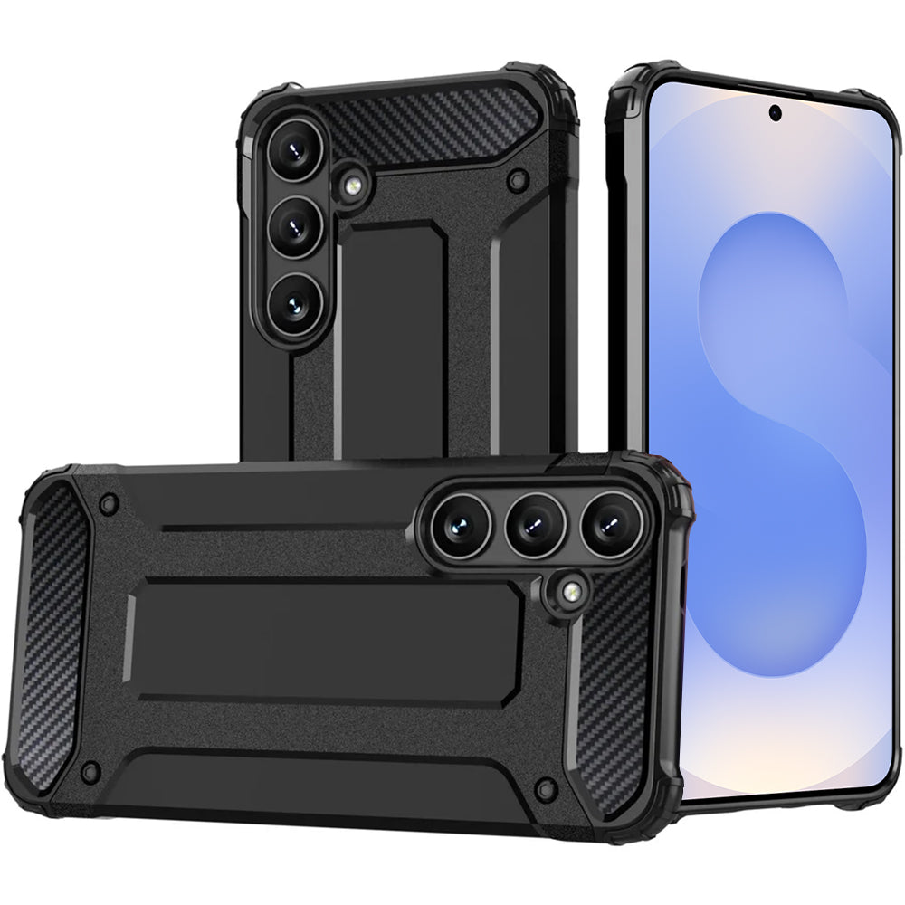 Калъф за Samsung Galaxy S25+ S936, Techsuit, Hybrid Armor, Черен