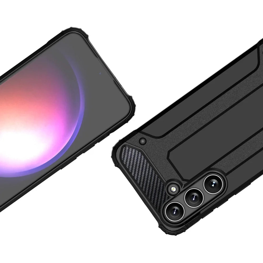 Калъф за Samsung Galaxy S25+ S936, Techsuit, Hybrid Armor, Черен