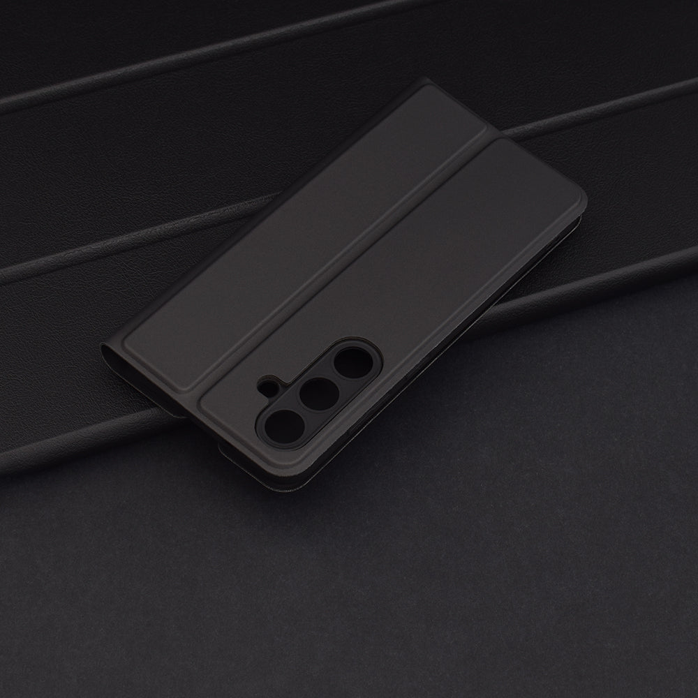 Калъф за Samsung Galaxy S25+ S936, Techsuit, Magskin Book, Черен